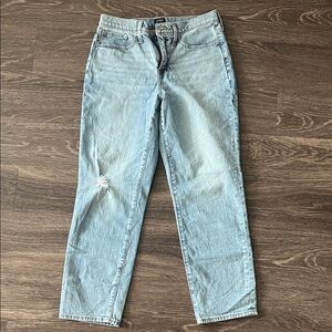 J crew Light Blue Distressed Jeans
